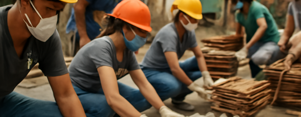 Mutirões de reforma: a importância da conscientização técnica nas comunidades urbanas