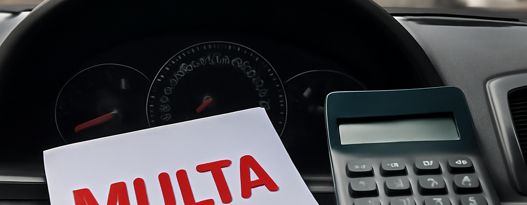 Multas de trânsito: como o CTB define valores e quando o multiplicador transforma a infração em prejuízo alto
