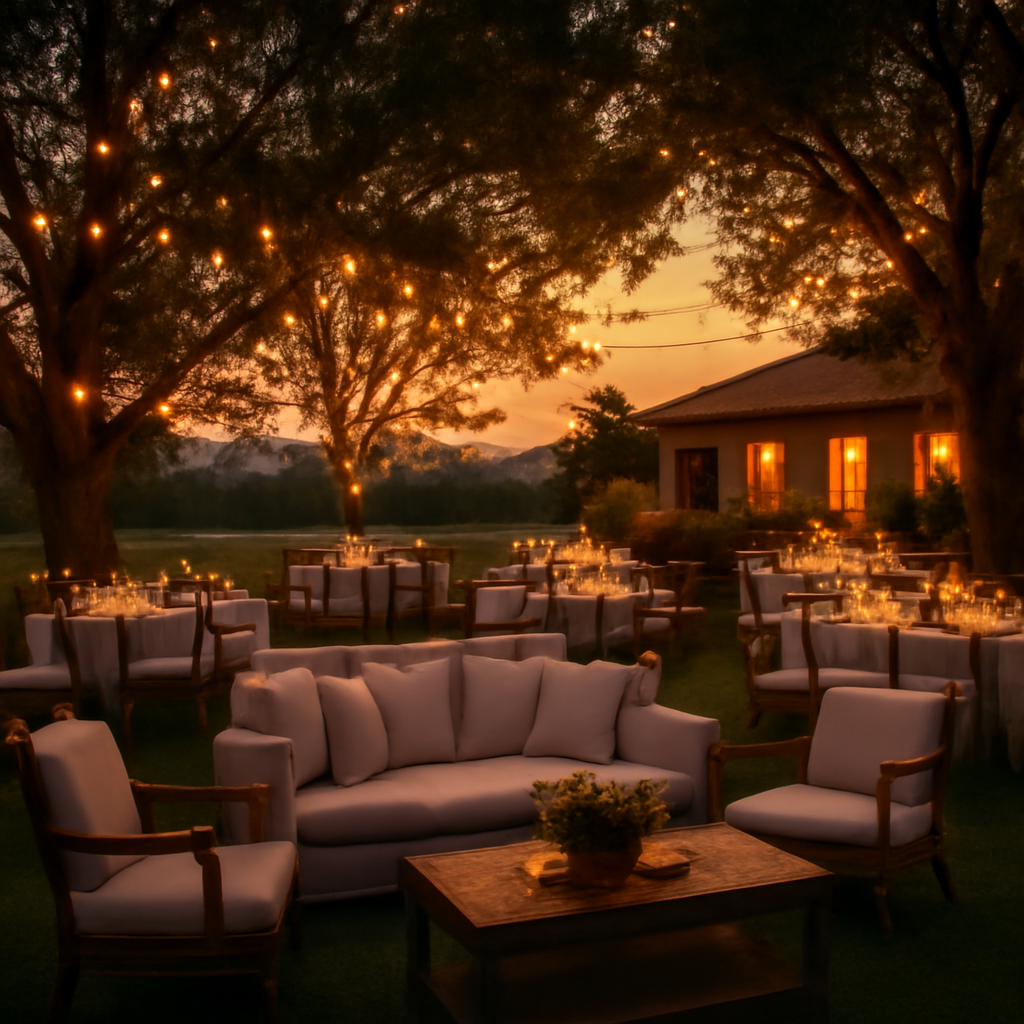 Salão de festas clássico para casamento
